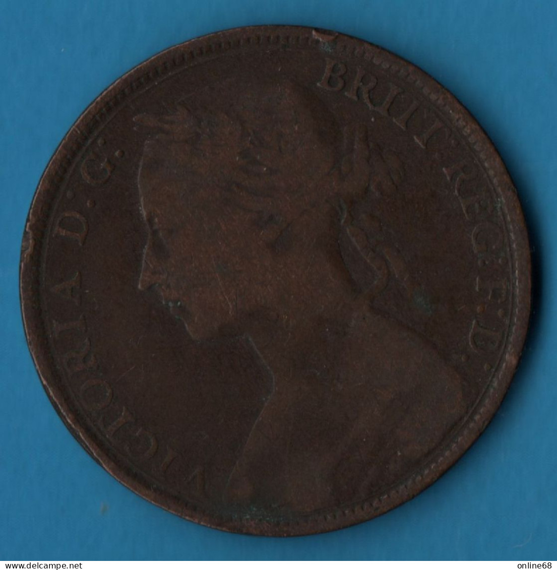 UK 1 PENNY 1893 KM# 755 VICTORIA - D. 1 Penny