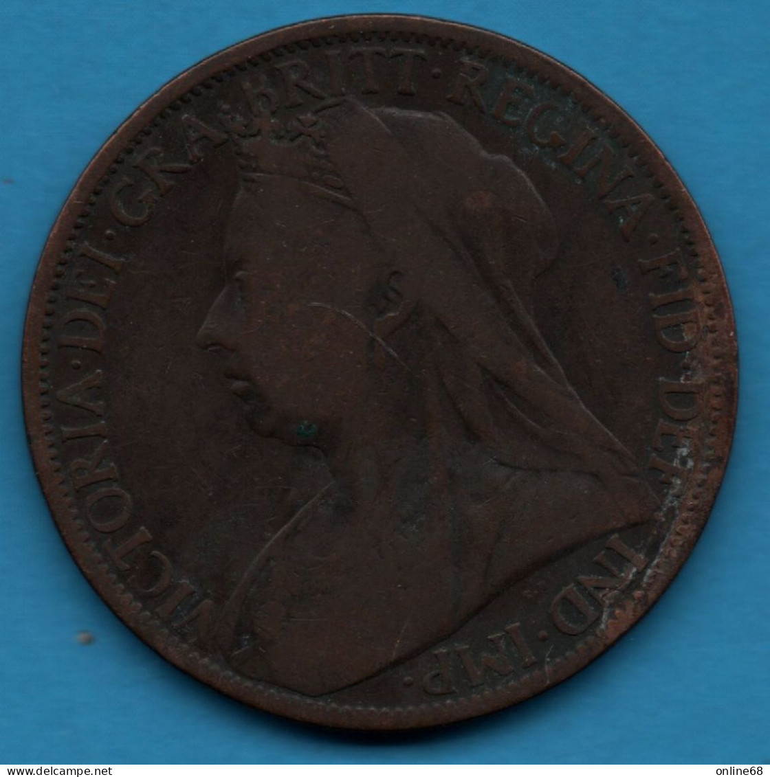 UK 1 PENNY 1899 KM# 790 VICTORIA - D. 1 Penny