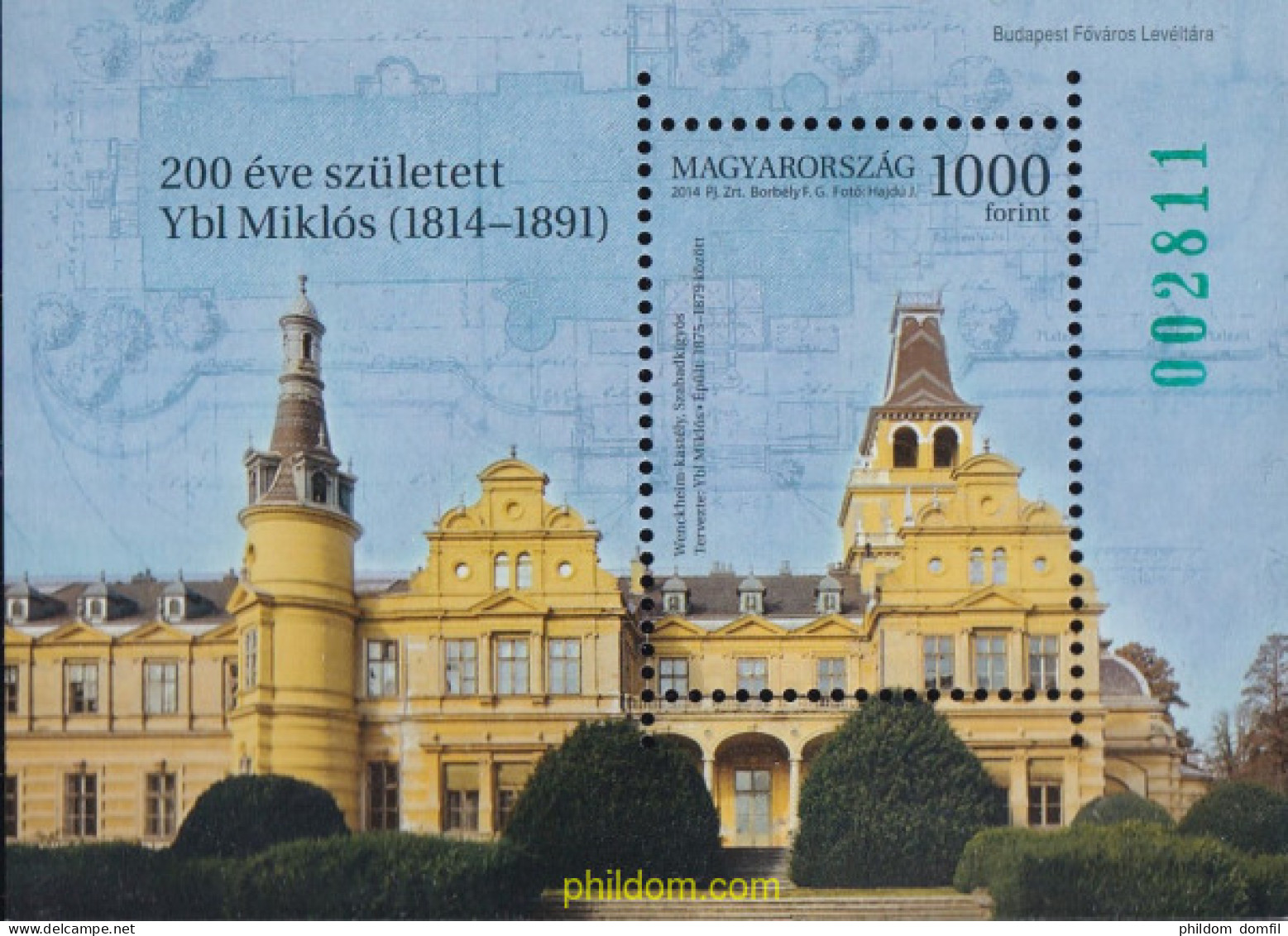 699738 MNH HUNGRIA 2014 PALACIO - Nuovi