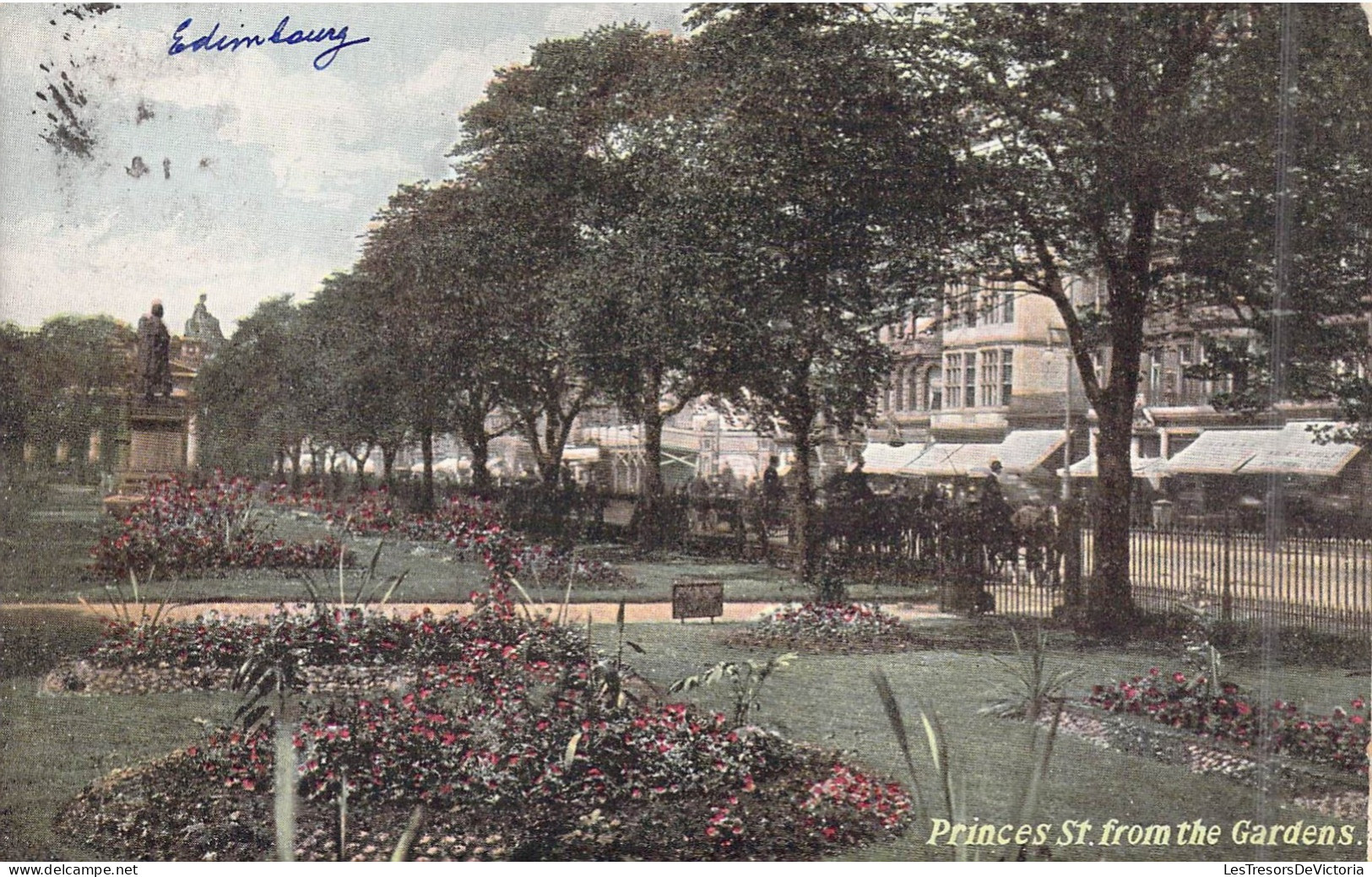 ECOSSE - Edinburgh - Princes St. From The Gardens - Carte Postale Ancienne - Autres & Non Classés