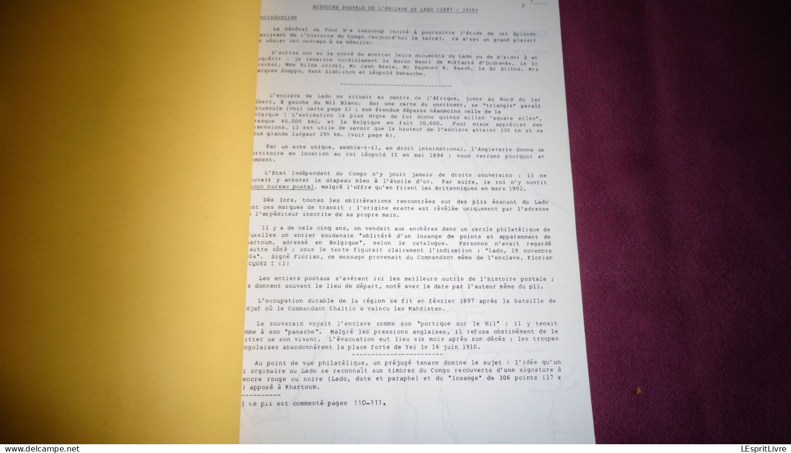 HISTOIRE POSTALE DE L'ENCLAVE DE LADO Abbé G Gudenkauf Afrique Congo Marcophilie Philatélie Cachet Lettre Timbre Poste - Air Mail And Aviation History