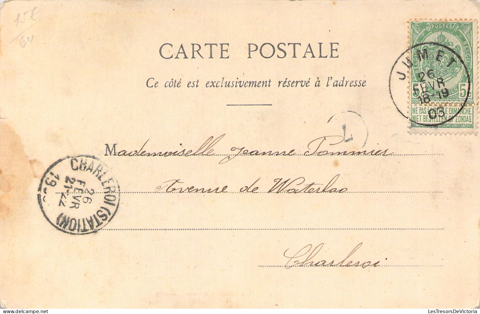 FANTAISIE - Femme Coureur - Bicyclette - Carte Postale Ancienne - Donne