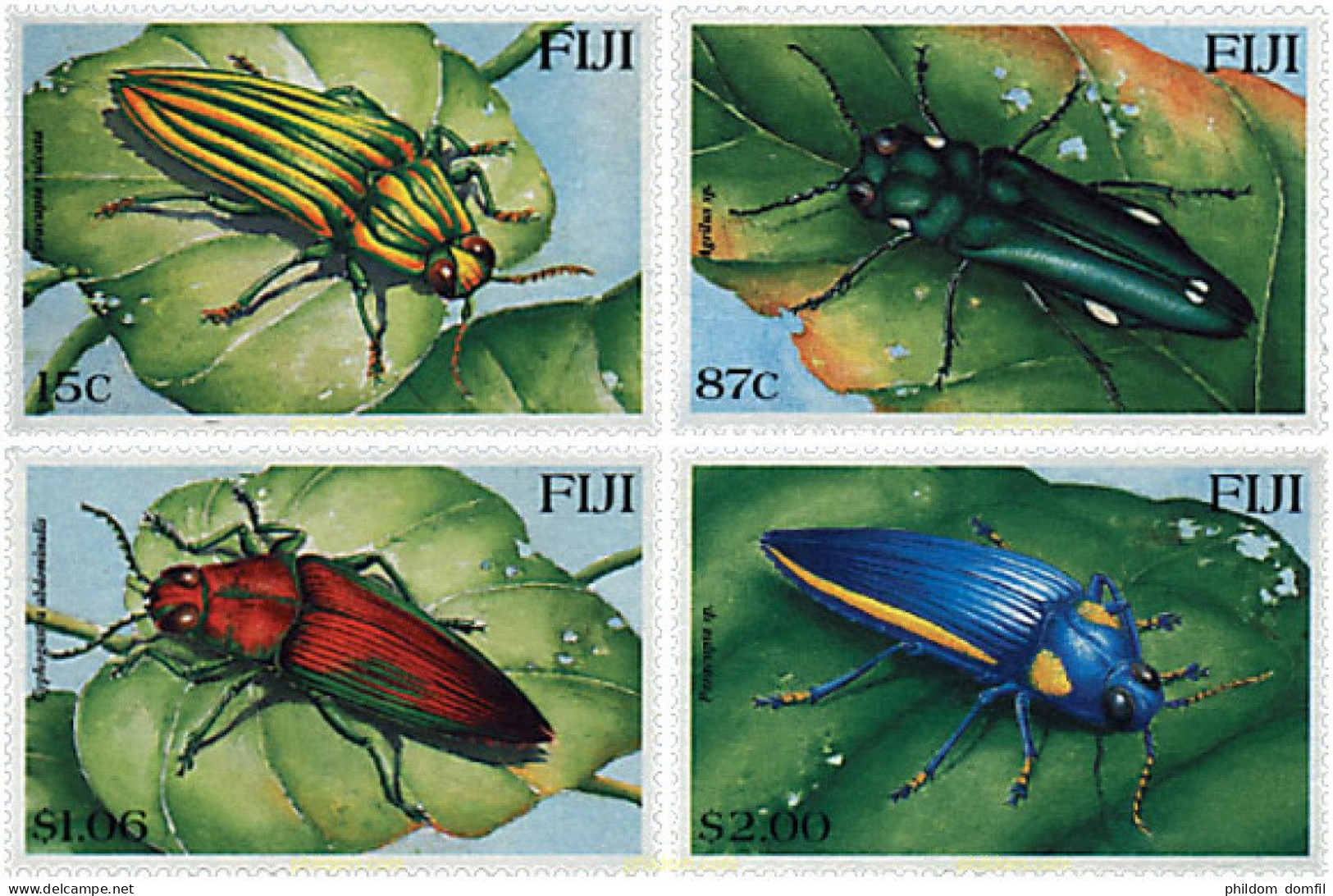 53061 MNH FIJI 2000 COLEOPTEROS - Spinnen