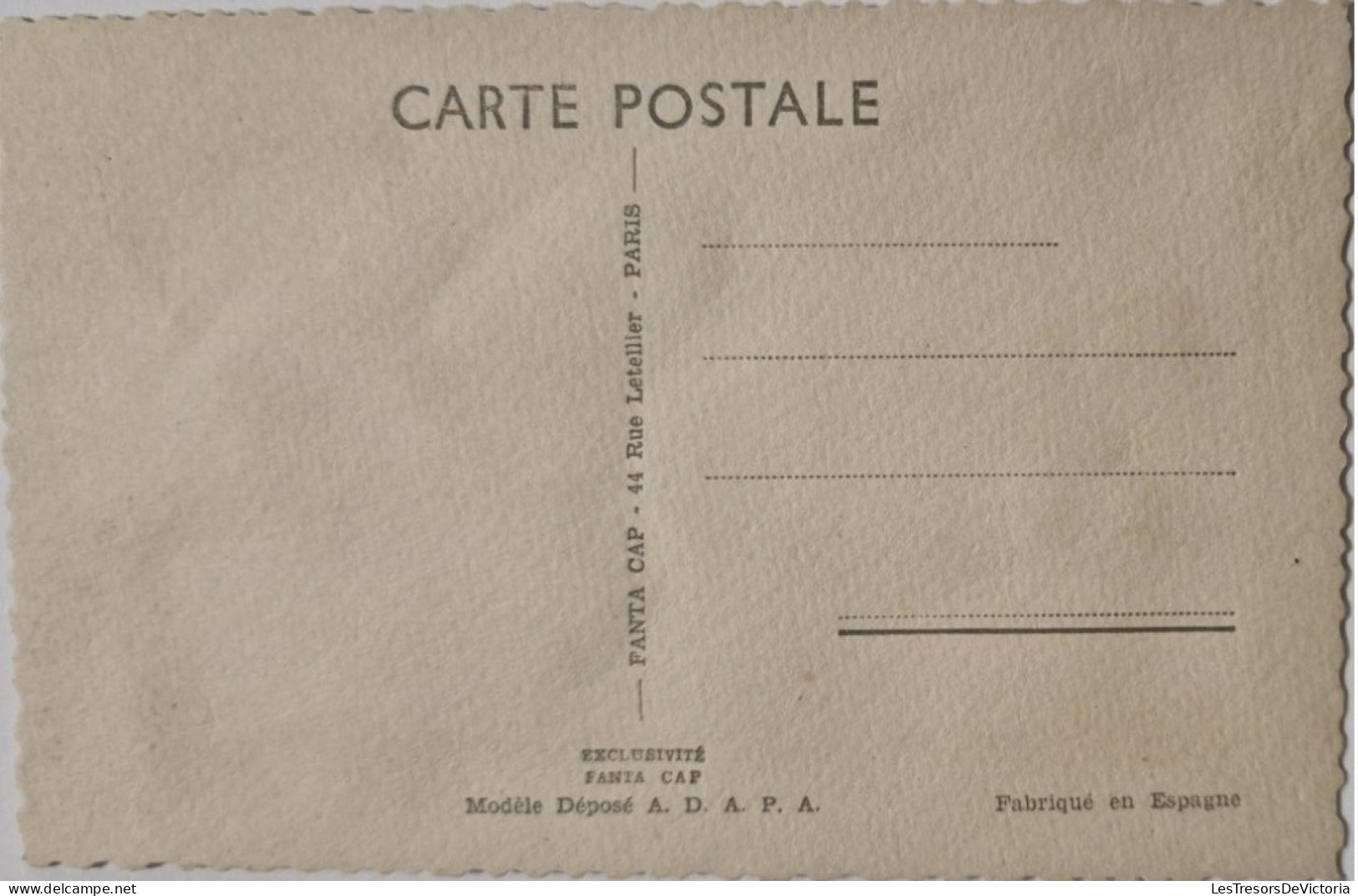 FANTAISIES - Brodés - Petit Ramoneur Savoyard - Carte Postale Ancienne - Brodées