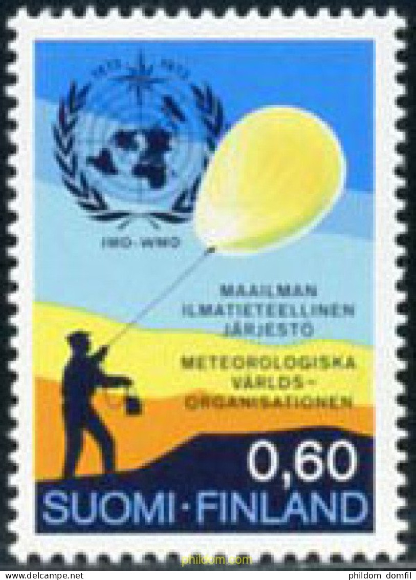 102942 MNH FINLANDIA 1973 CENTENARIO DE LA ORGANIZACION METEREOLOGICA INTERNACIONAL - Sonstige & Ohne Zuordnung