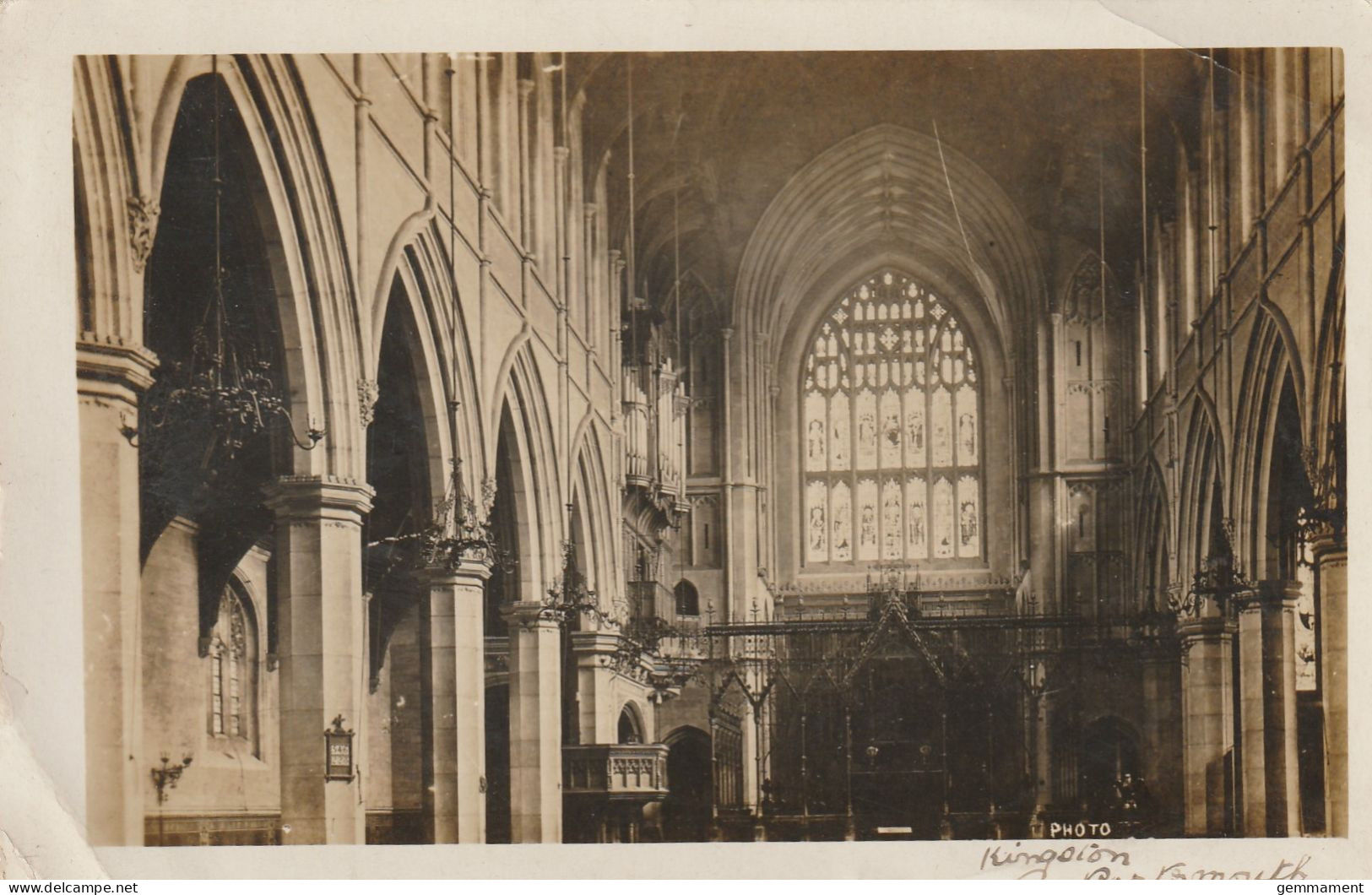 PORTSMOUTH - KINGSTON CHURCH INTERIOR - Portsmouth