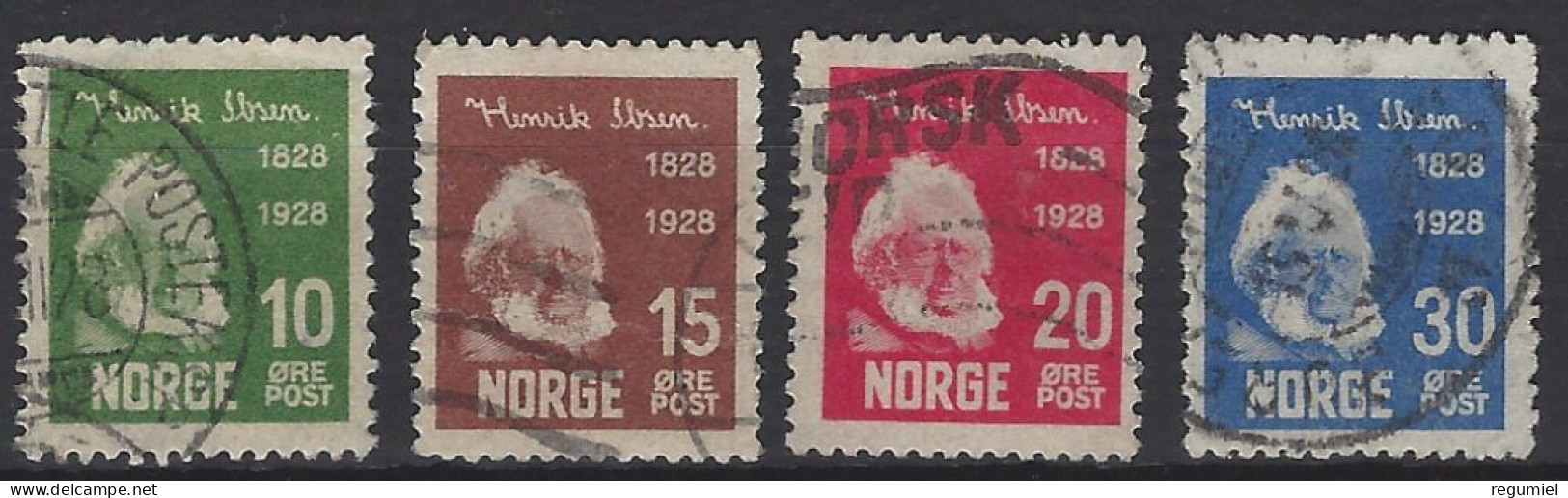 Noruega U 125/131(o) Usado. 1928 - Sonstige & Ohne Zuordnung