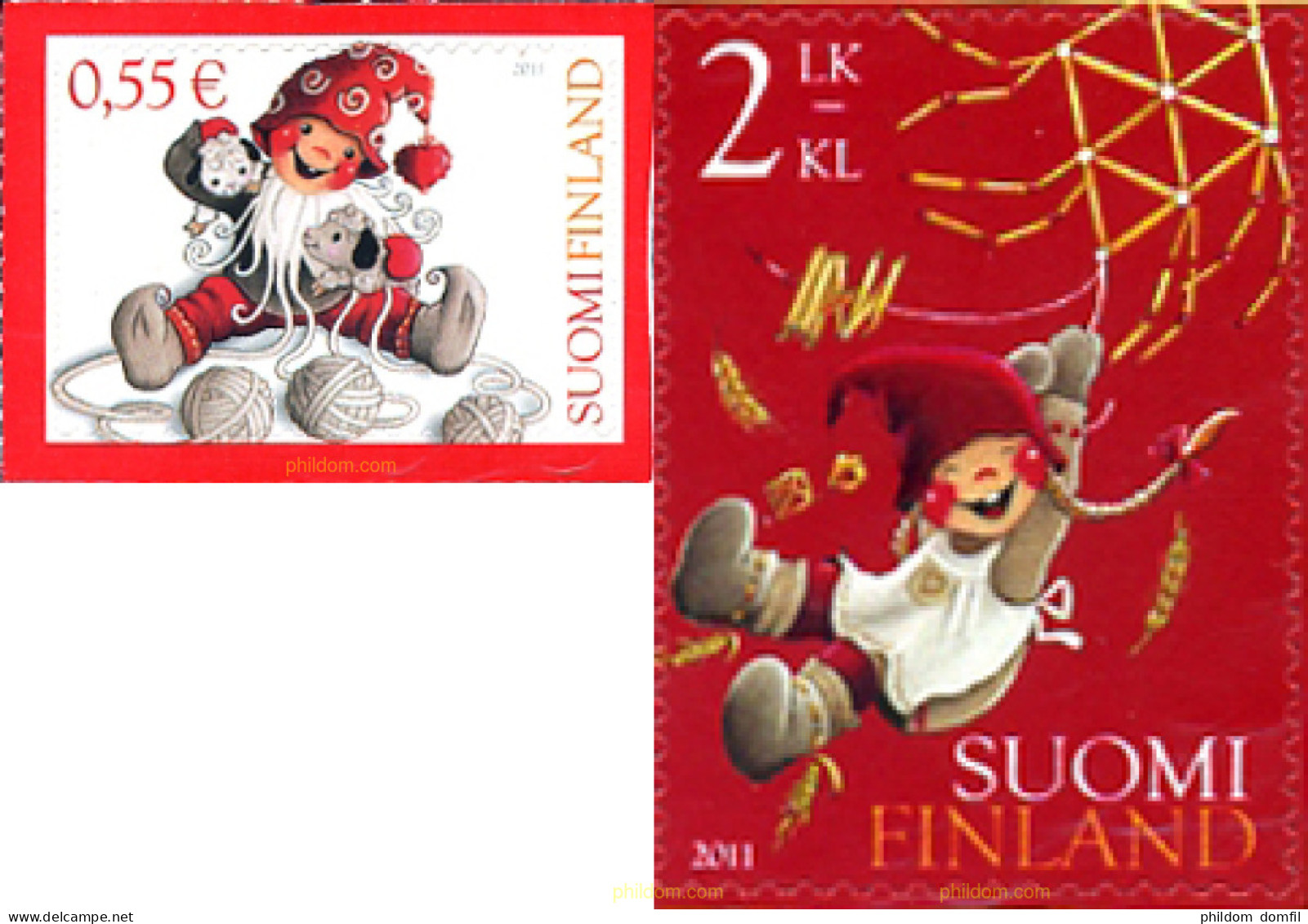 314545 MNH FINLANDIA 2011 NAVIDAD - Gebruikt