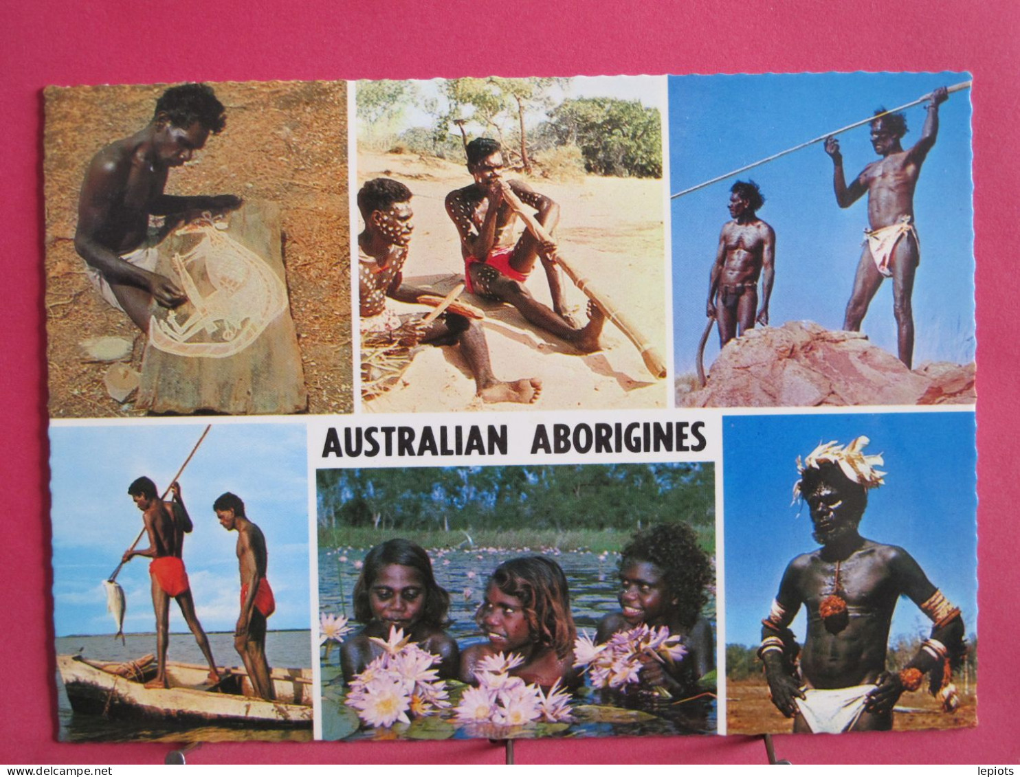 Australie - Australian Aborigenes - Various Aspects Demonstarting Their Traditional Skills - R/verso - Aborigeni