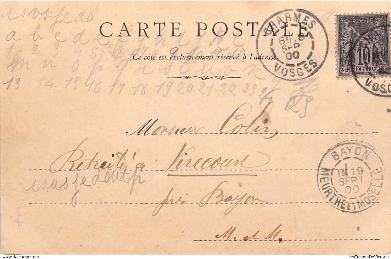 FRANCE - 88 - Charmes - Ancien Remparts & Couvent - Carte Postale Ancienne - Charmes