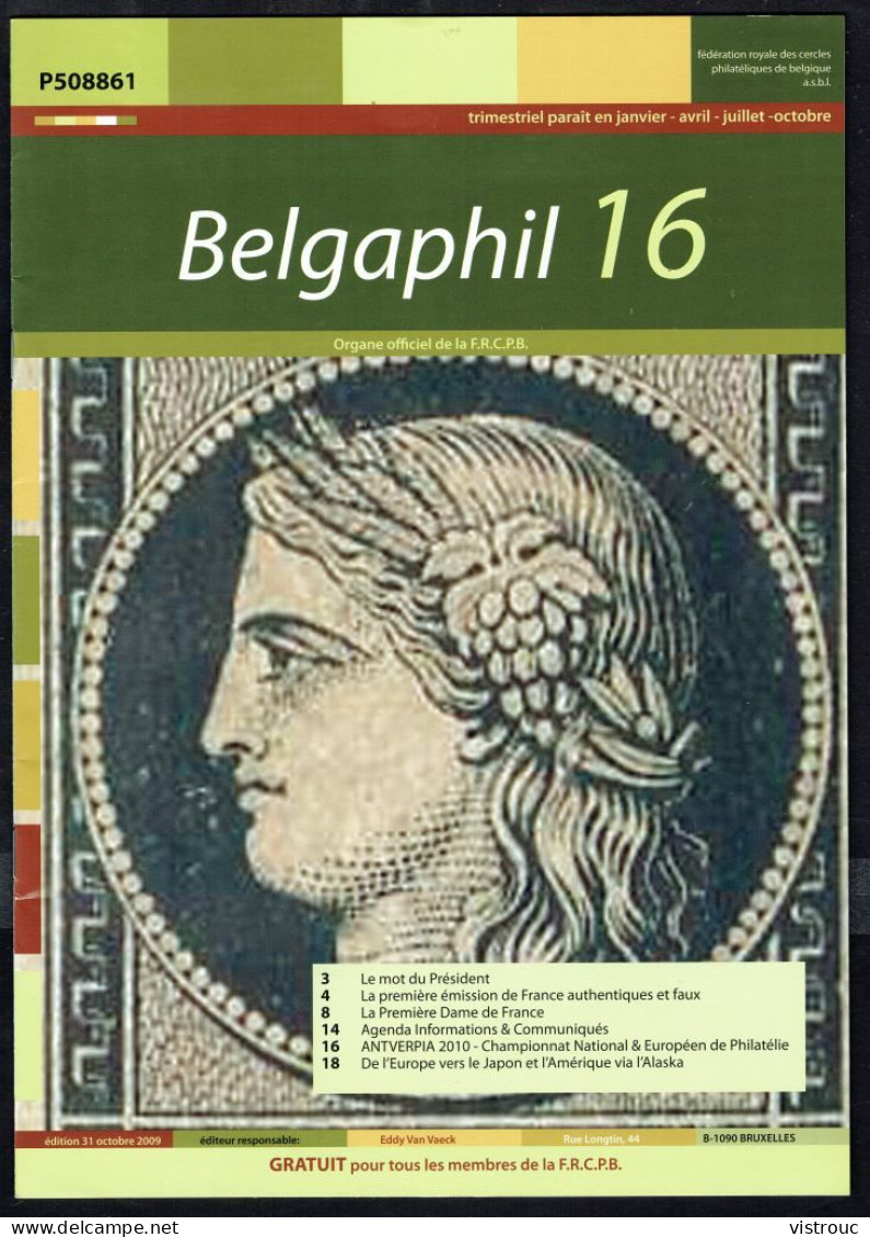 BELGAPHIL - N° 16 - Octobre 2009. - Francés (desde 1941)