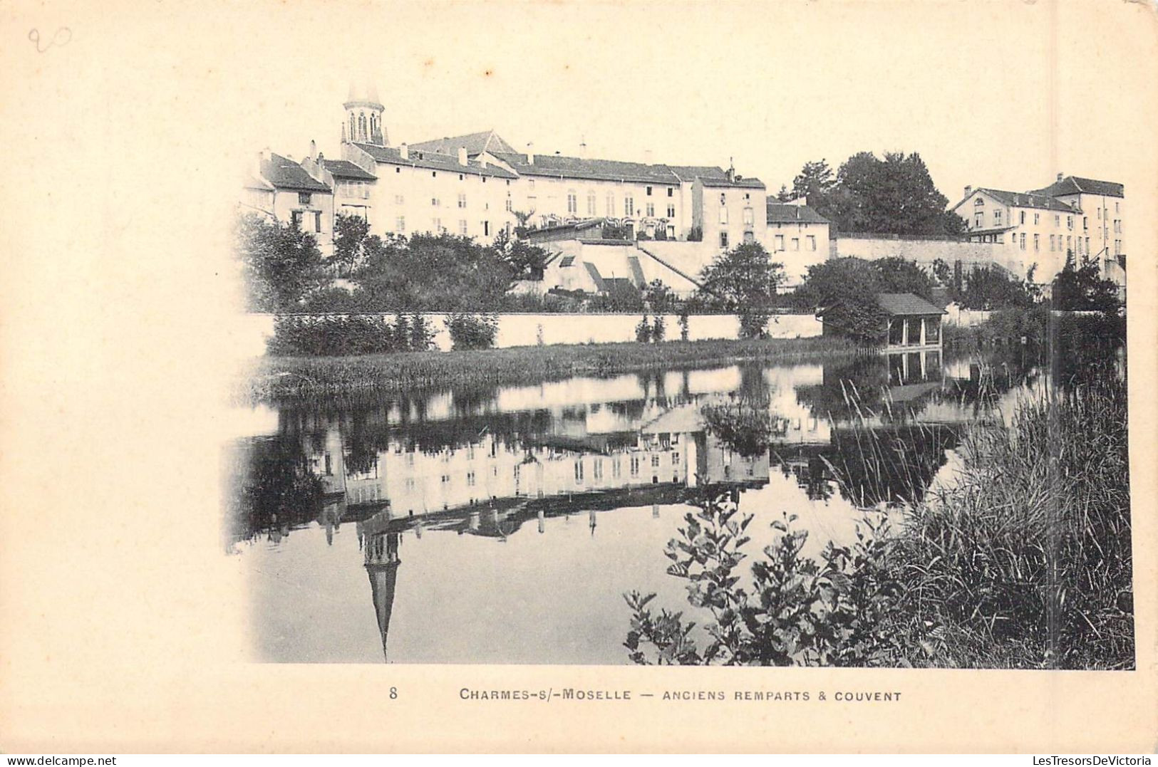 FRANCE - 88 - Charmes-sur-Moselle - Anciens Remparts & Couvent - Carte Postale Ancienne - Charmes