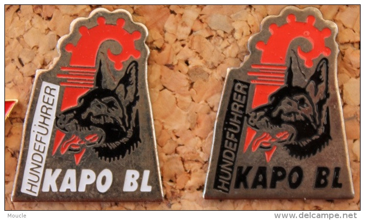 POLICE - BRIGADE CANINE - KAPO BL - BÂLE - BASEL - BERGER ALLEMAND - HUNDEFÜHRER -      (32) - Policia