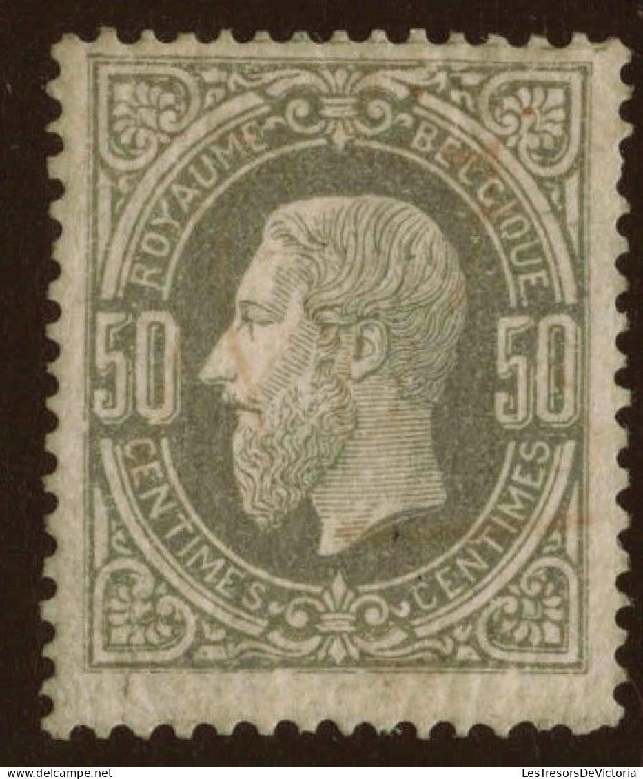 TIMBRE Belgique - COB 35 * - 50c - 1869 / 78 - Cote 390 - 1869-1883 Leopold II.