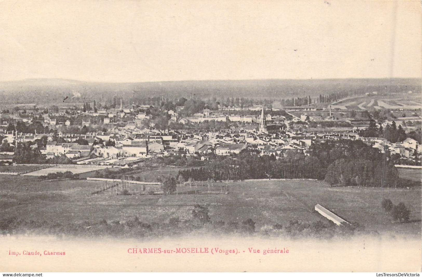 FRANCE - 88 - Charmes-sur-Moselle - Vue Générale - Carte Postale Ancienne - Charmes