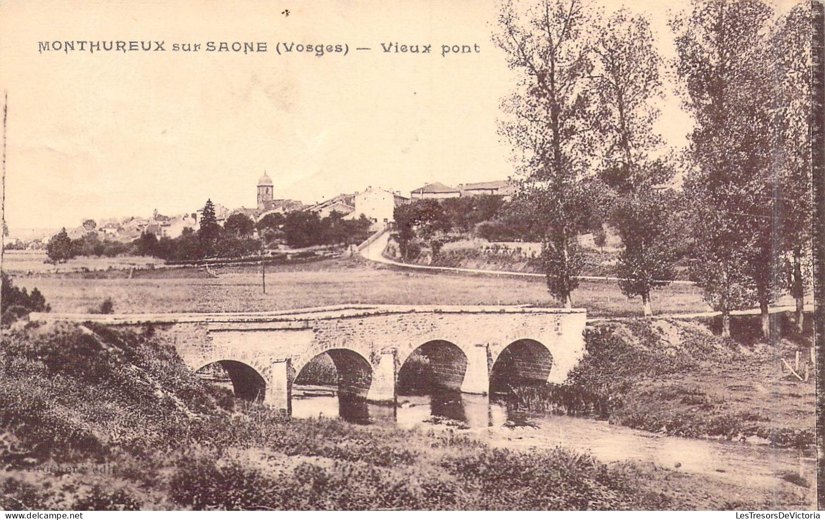 FRANCE - 88 - Monthureux Sur Saone - Vieux Pont - Carte Postale Ancienne - Monthureux Sur Saone