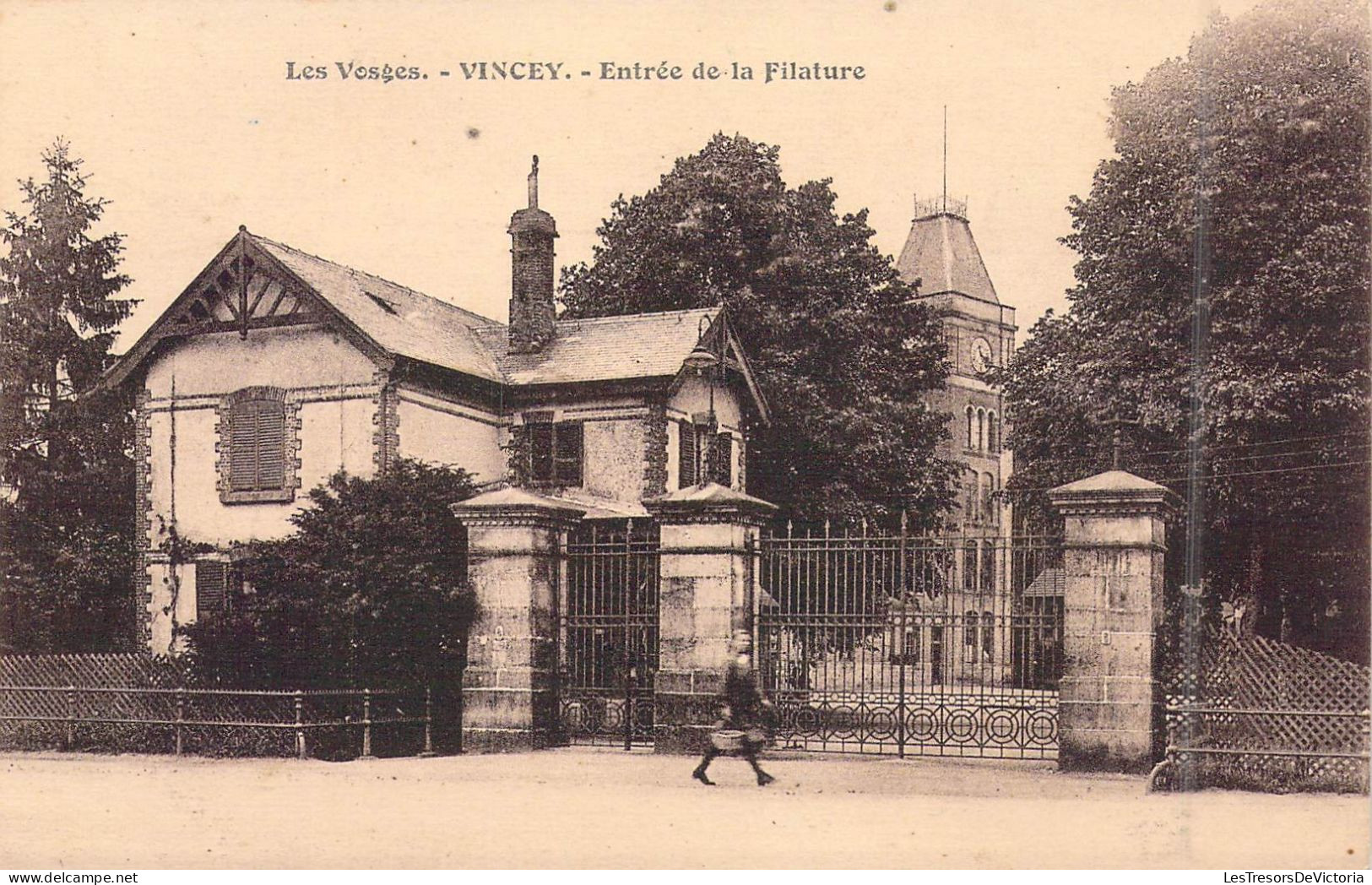 FRANCE - 88 - Vincey - Entrée De La Filature - Carte Postale Ancienne - Vincey