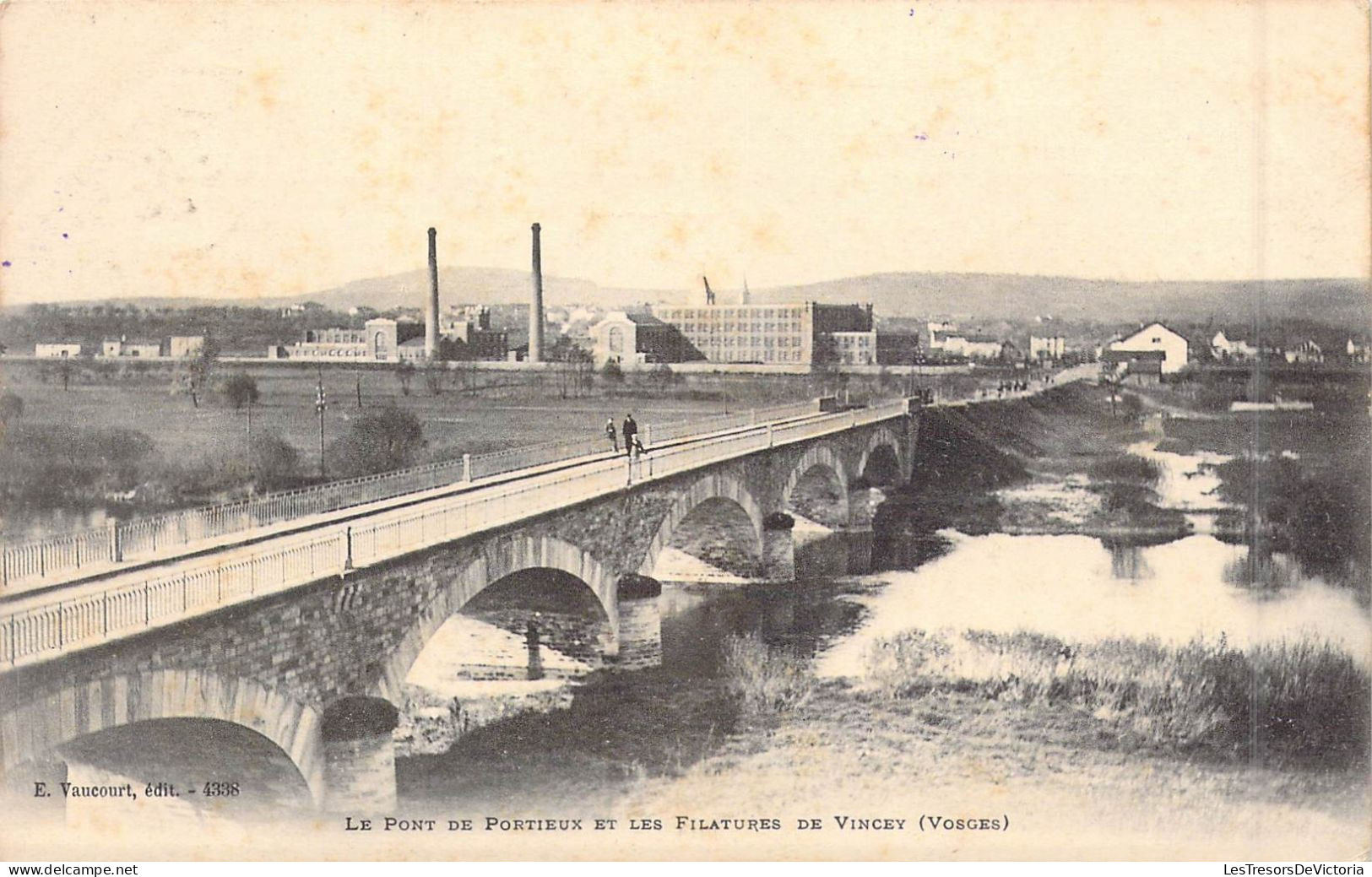 FRANCE - 88 - Vincey - Le Pont De Portieux Et Les Filatures De Vincey - Carte Postale Ancienne - Vincey