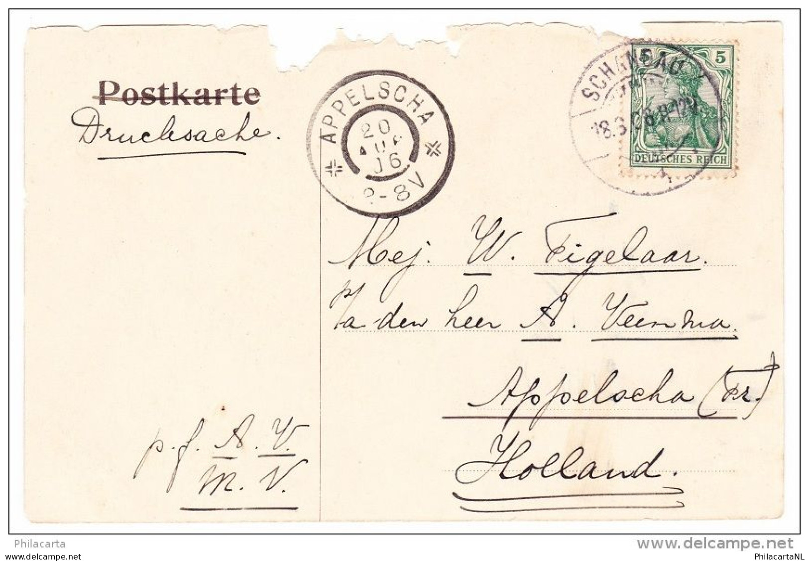 Sachs Basteibrucke - 1906 Zwaar Beschadigd - Bastei (sächs. Schweiz)