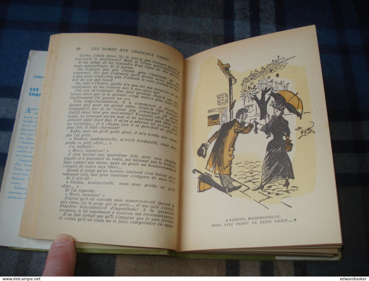 BIBLIOTHEQUE VERTE : Ces Dames Aux Chapeaux Verts /Germaine Acremant - Jaquette 1952 - Jacques Demachy - Bibliothèque Verte