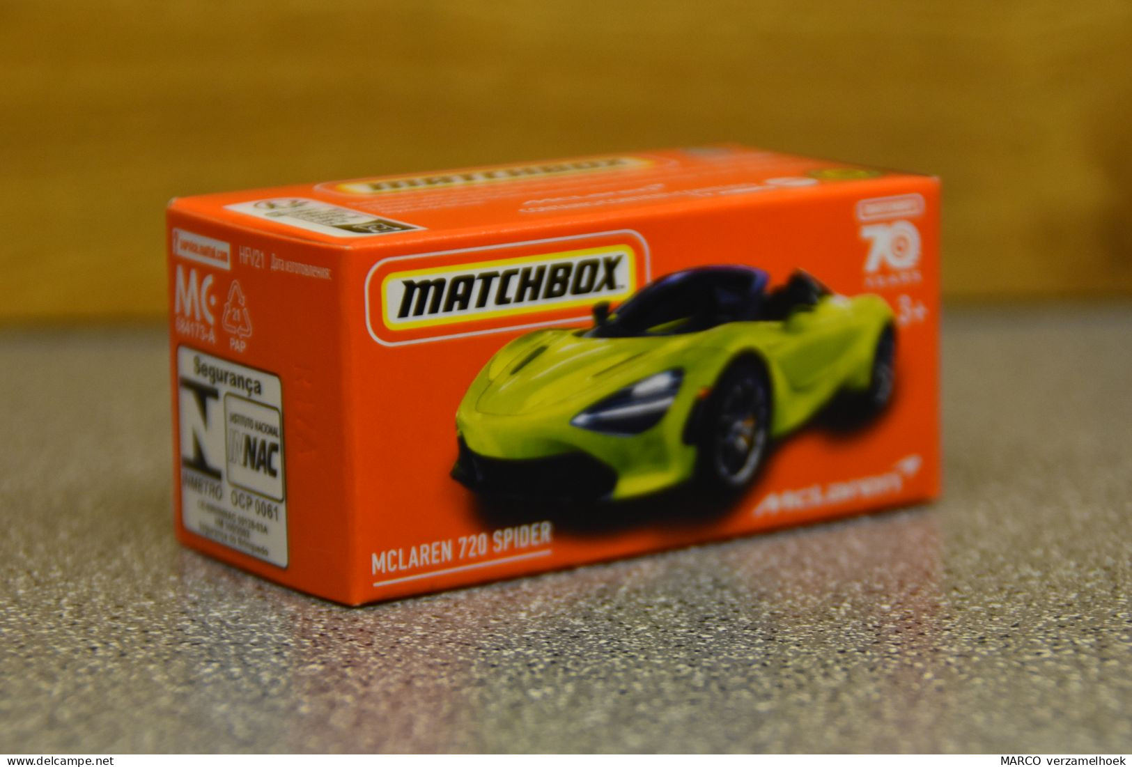 Mattel - Matchbox 70 Years McLaren 720 Spider - Matchbox (Mattel)