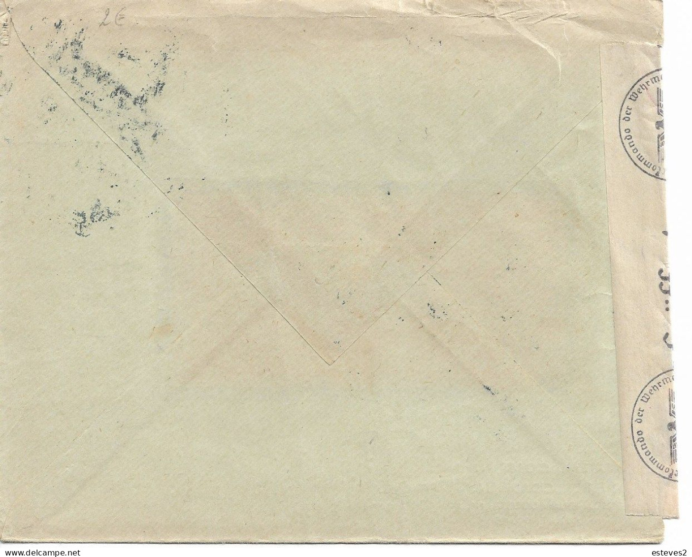 Portugal 1944 , SIEMENS Cover , Censored , German Censor Label And Numeric Stamps , Campino , Ribatejo , Horse - Portugal