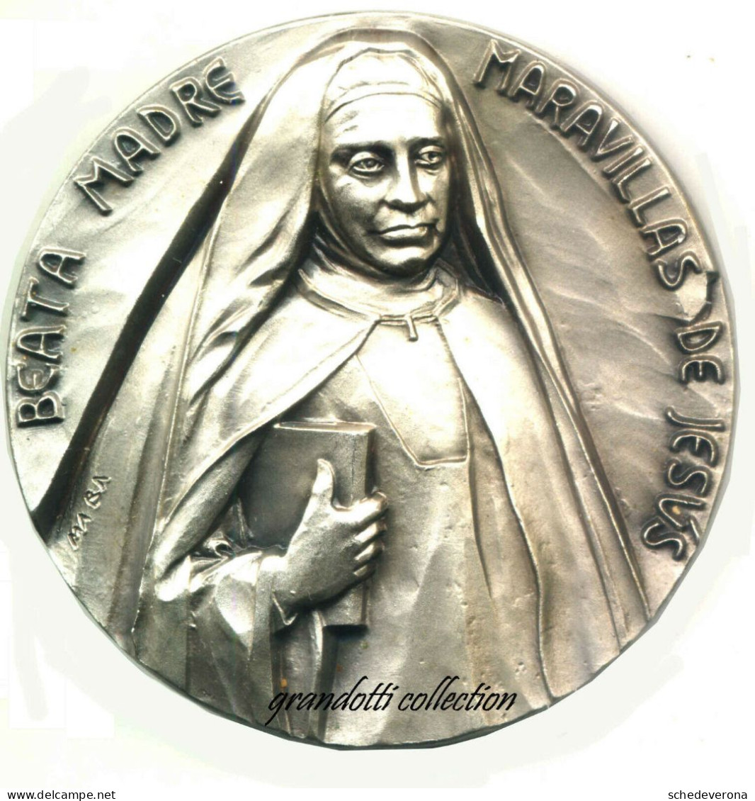 BEATA MADRE MARAVILLAS DE JESUS 1998 RARA MEDAGLIA BEATIFICAZIONE - Professionnels/De Société