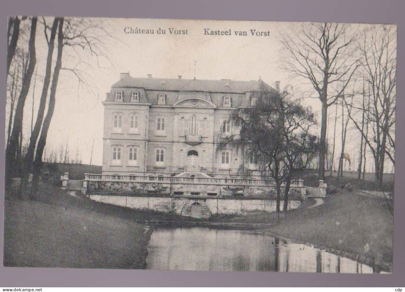 Cpa Kasteel Van Vorst   1919 - Huldenberg