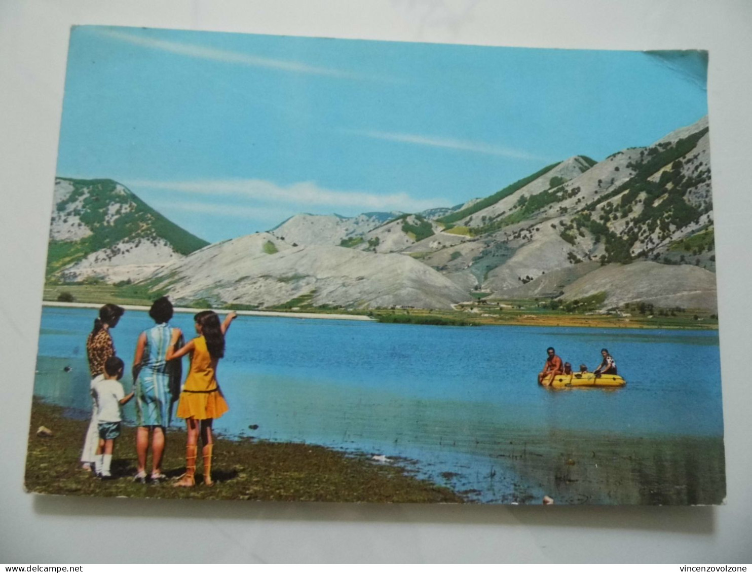 Cartolina  "CASTELLO D'ALIFE  Il Lago Matese" - Caserta