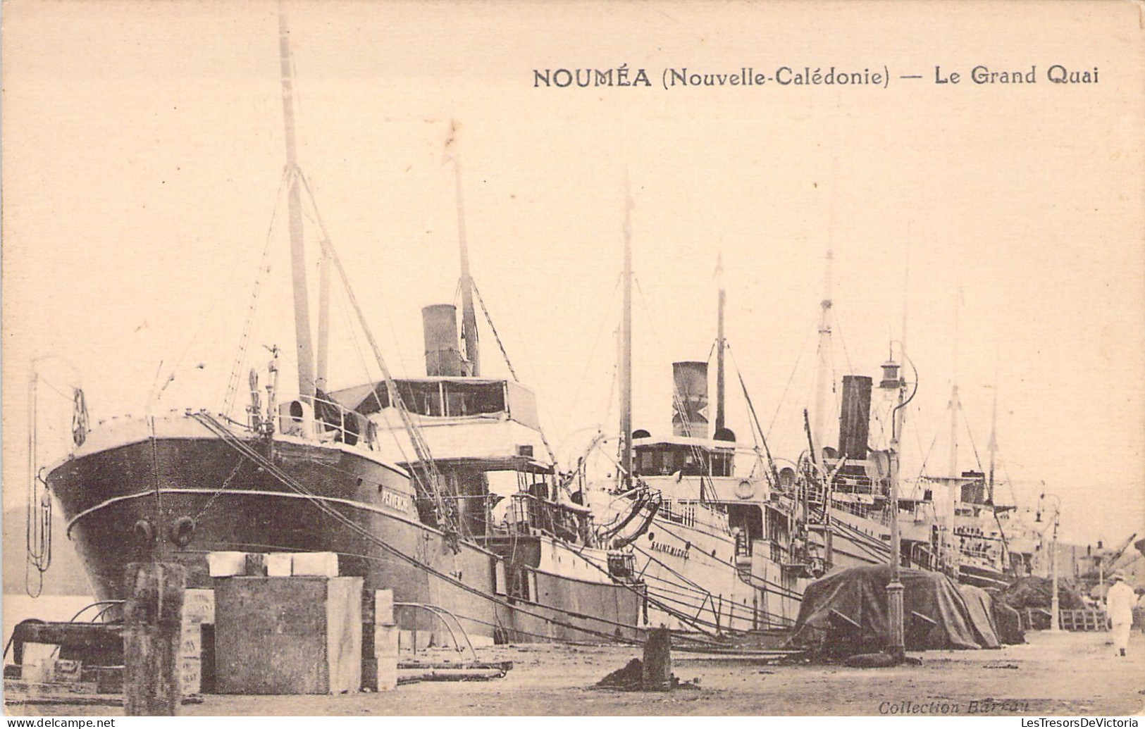 NOUVELLE CALEDONIE - NOUMEA - Le Grand Quai - Carte Postale Animée - Nouvelle Calédonie