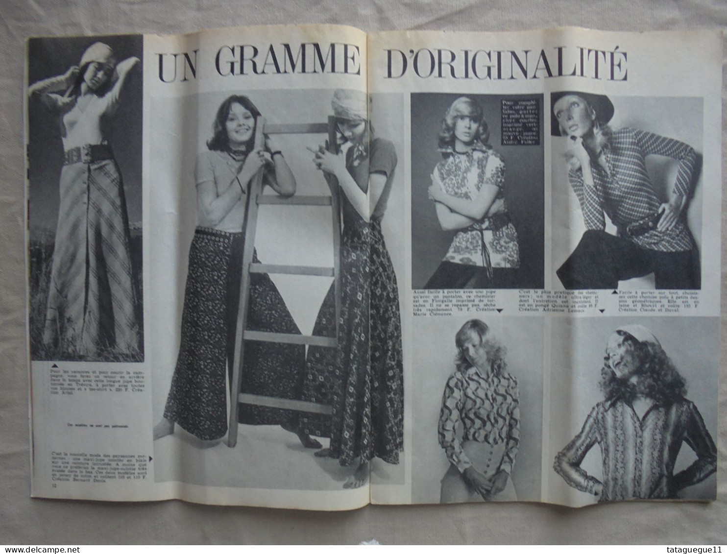 Ancien - Revue Modes De Paris Spécial N° 1178 Août 1971 - Mode
