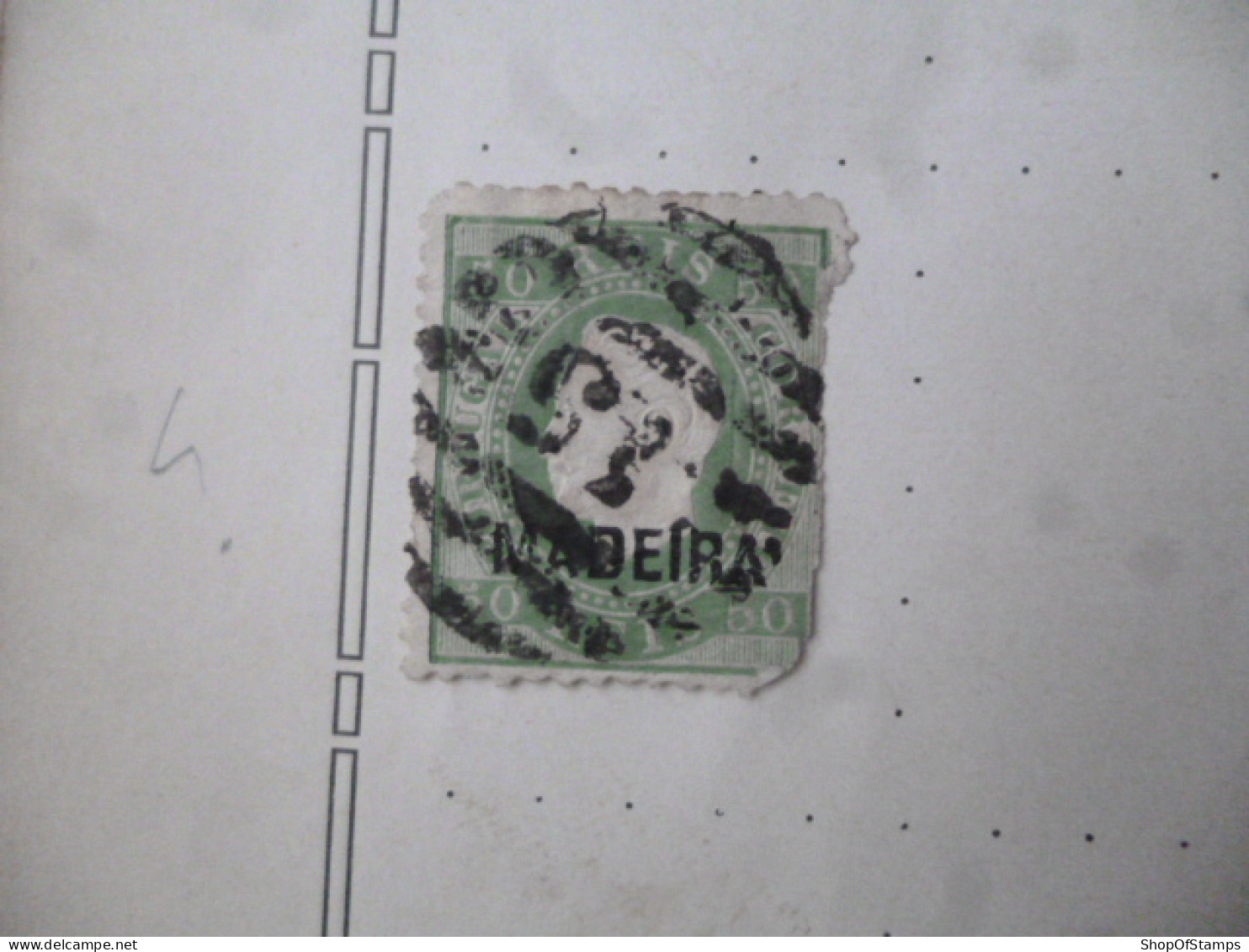 MADEIRA SG 16 USED WITH FINE POSTMARK AS PER SCAN Damaged But As Fillers - Other & Unclassified