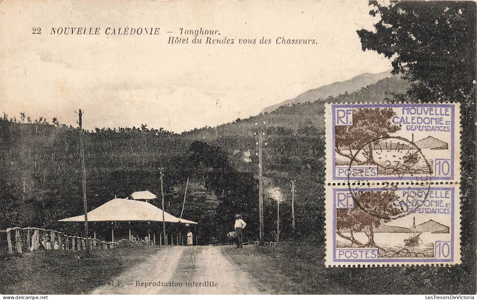 Nouvelle Calédonie - Toghoue - Hôtel Du Rendez Vous Des Chasseurs - Levy Fils Et Cie - Carte Postale Ancienne - Nueva Caledonia