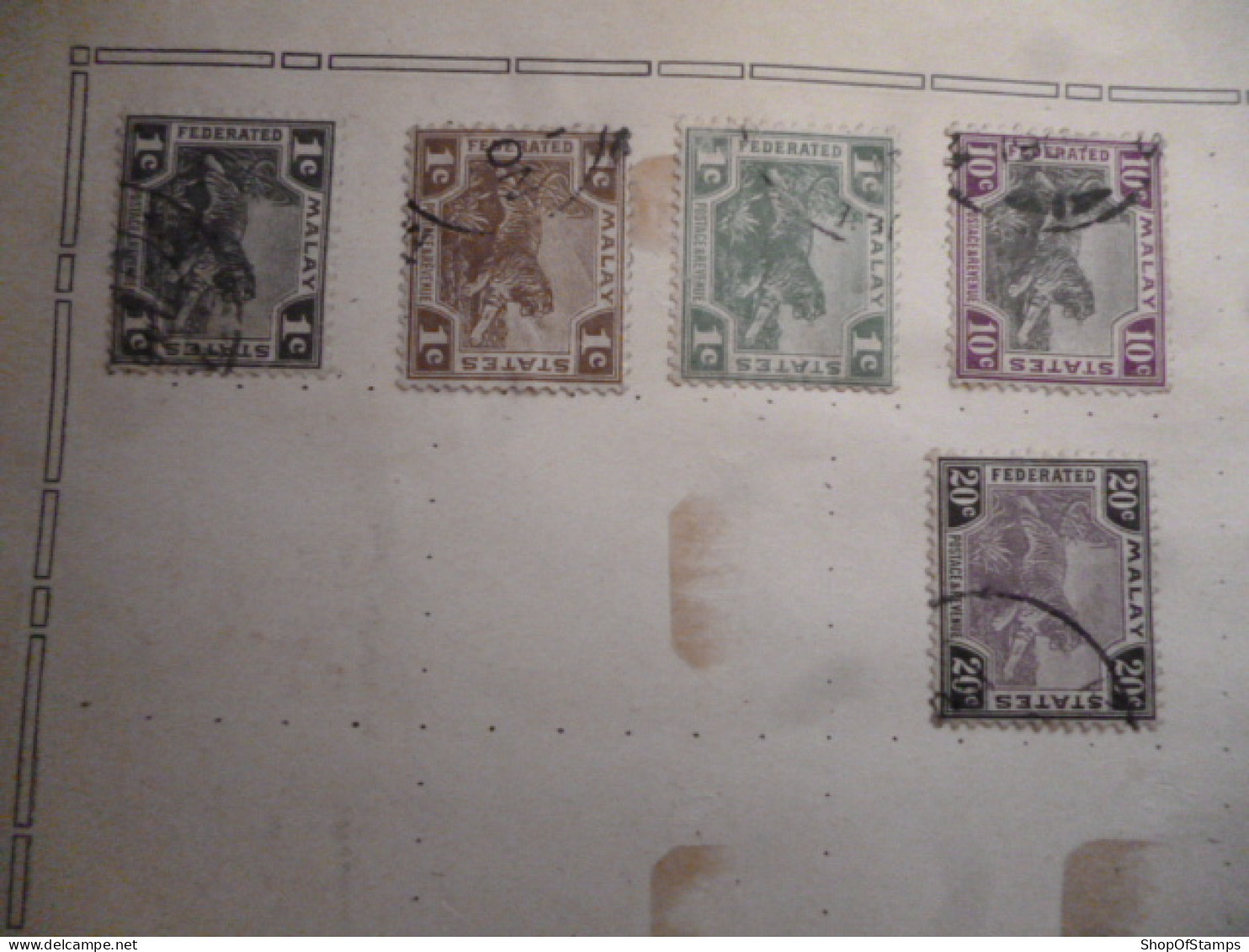 FEDERATED MALA STATES OLD FINE USED/POSTMARK AS PER SCAN - Federation Of Malaya