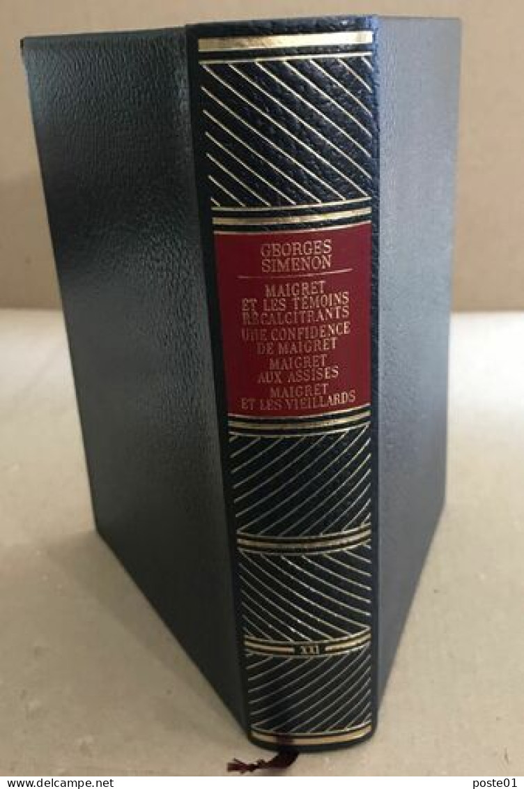 Oeuvres Complètes XXI / Maigret Et Les Témoins Récalcitrants -une Confidence De Maigret -maigret Aux Assises -maigret Et - Novelas Negras