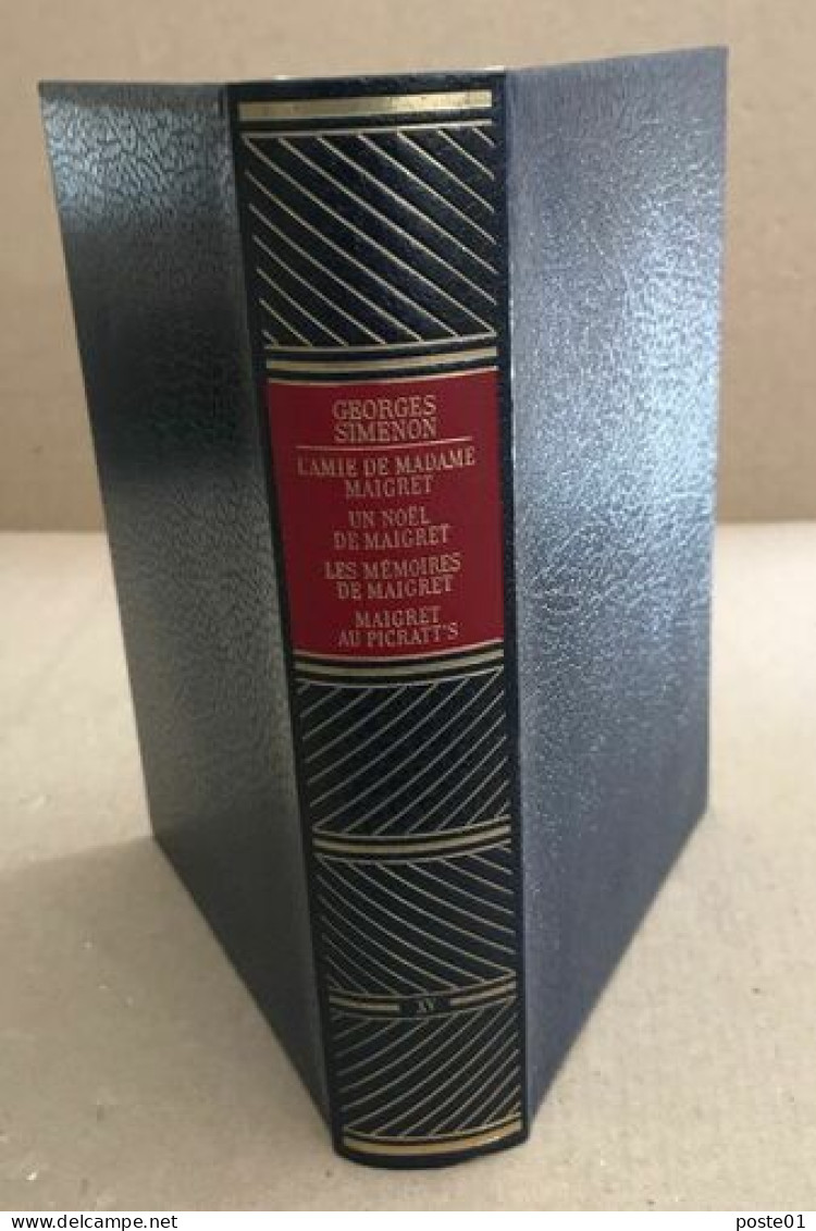 Oeuvres Complètes XV / L'amie De Madame Maigret -un Noel De Maigret -les Memoires De Maigret -maigret Au Picratt's - Roman Noir