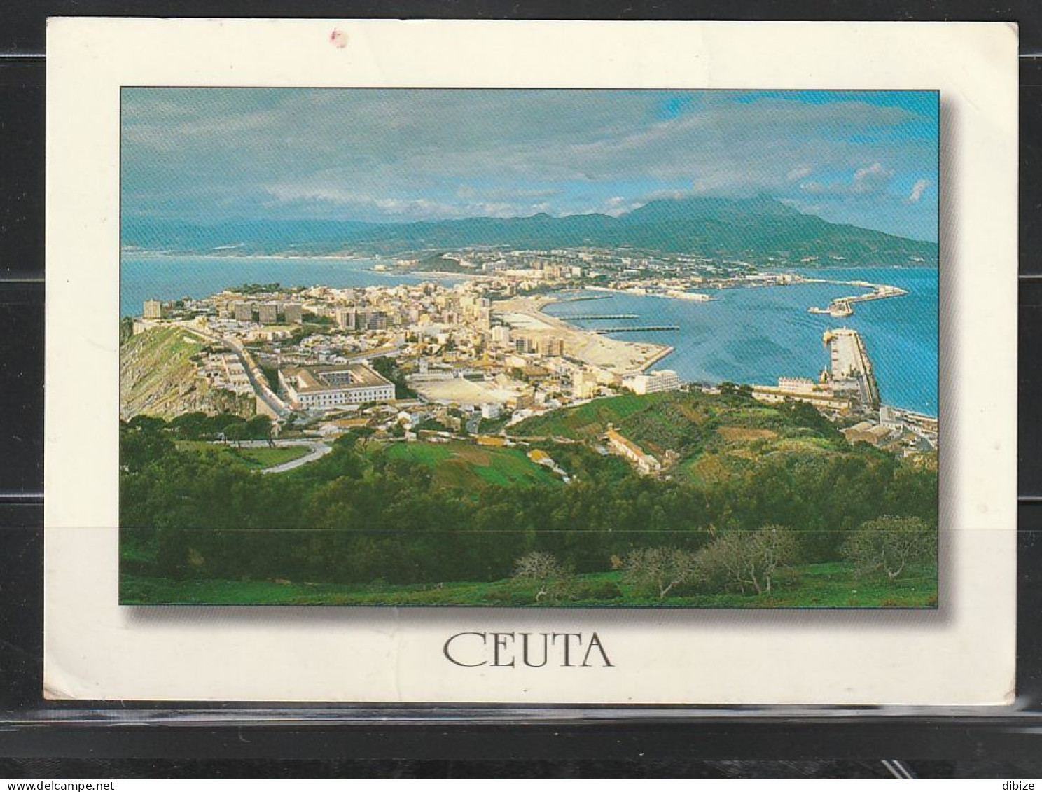 Carte Postale. Espagne. Ceuta. Vue Du Mont Hacho. Ecrite. Etat Moyen. - Ceuta