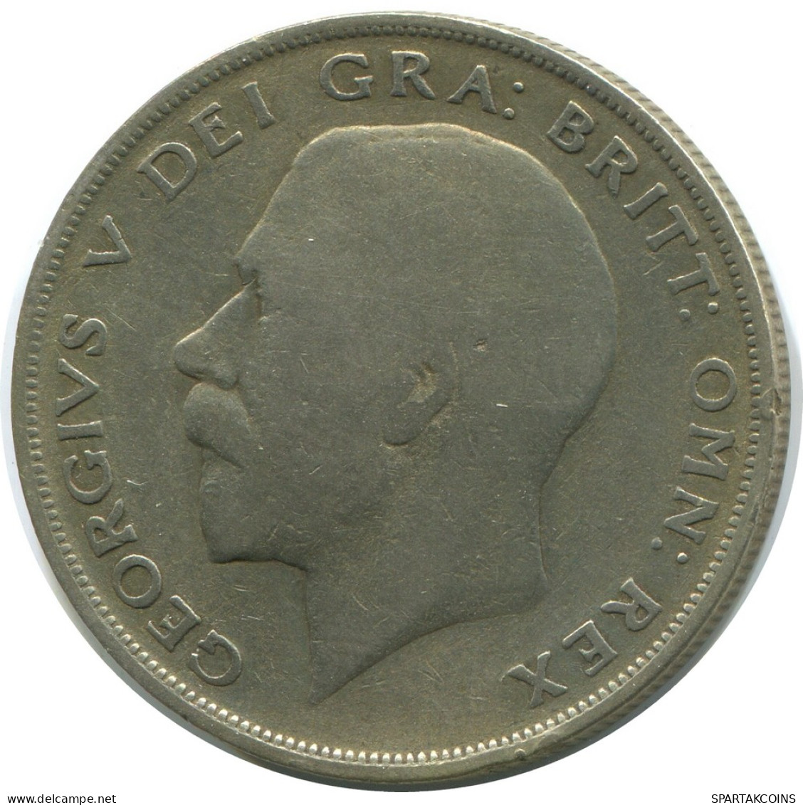 HALF CROWN 1922 UK GROßBRITANNIEN GREAT BRITAIN Münze #AH009.1.D - K. 1/2 Crown