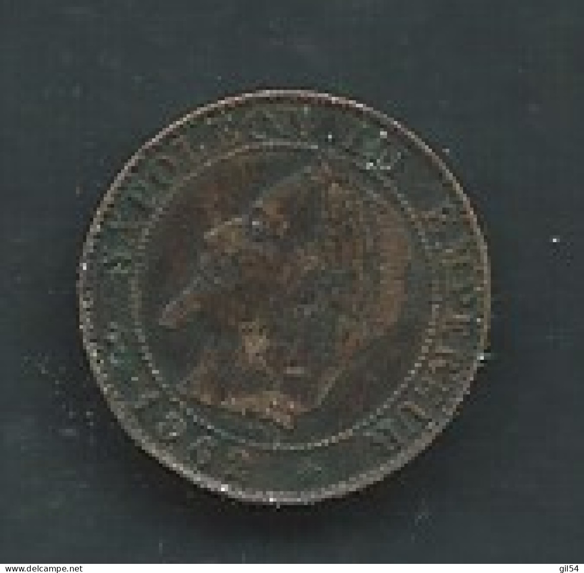 France 1 Centime 1862 A -  Laupi 15210 - 1 Centime