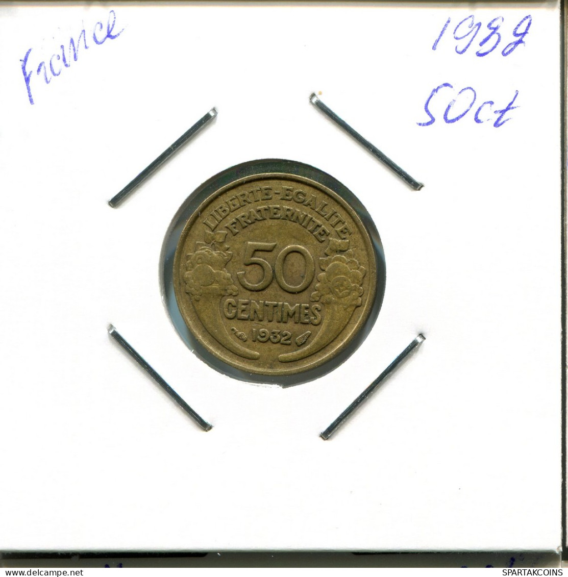 50 FRANCS 1932 FRANKREICH FRANCE Französisch Münze #AN784.D - 50 Francs (gold)