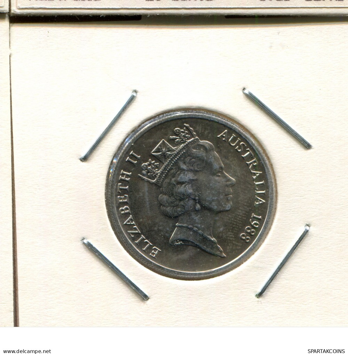 10 CENTS 1988 AUSTRALIEN AUSTRALIA Münze #AS266.D - 10 Cents