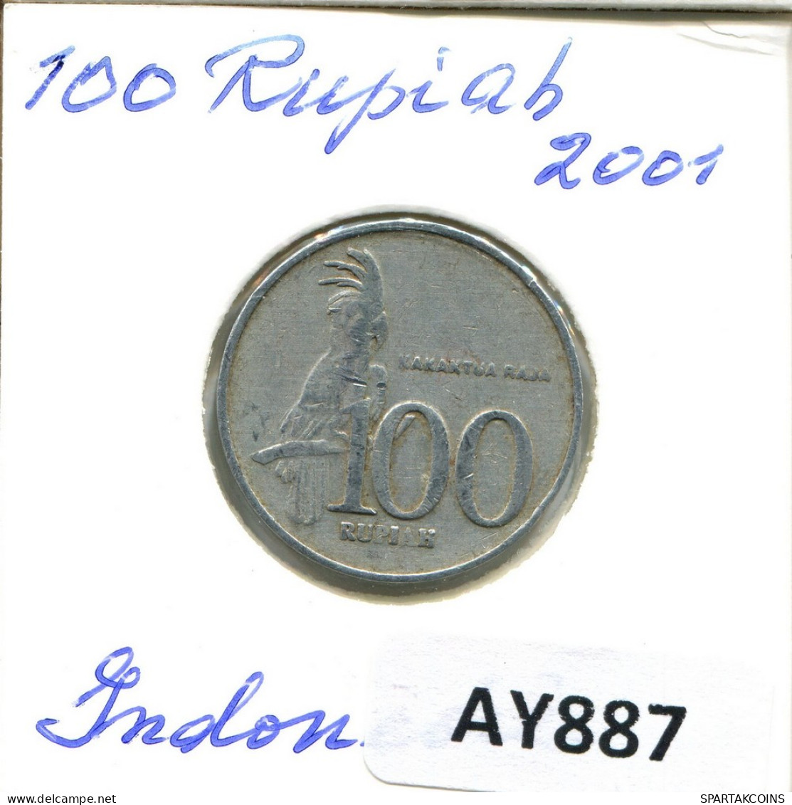 100 RUPIAH 2001 INDONESISCH INDONESIA Münze #AY887.D - Indonésie