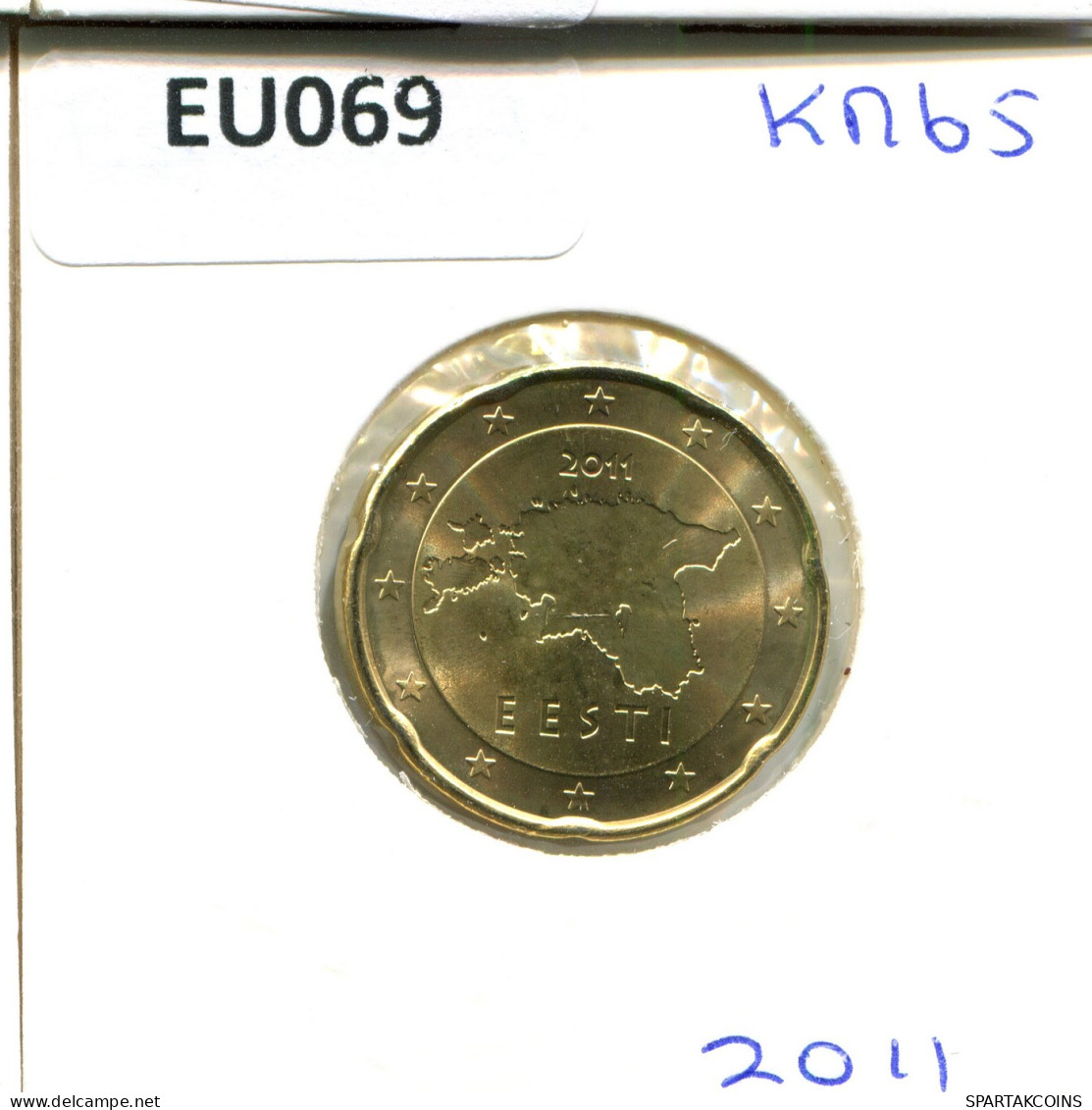 20 EURO CENTS 2011 ESTLAND ESTONIA Münze #EU069.D - Estonie
