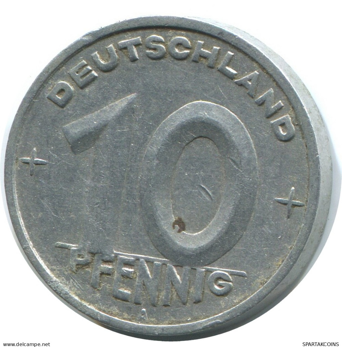 10 PFENNIG 1949 A DDR EAST DEUTSCHLAND Münze GERMANY #AE082.D - 10 Pfennig