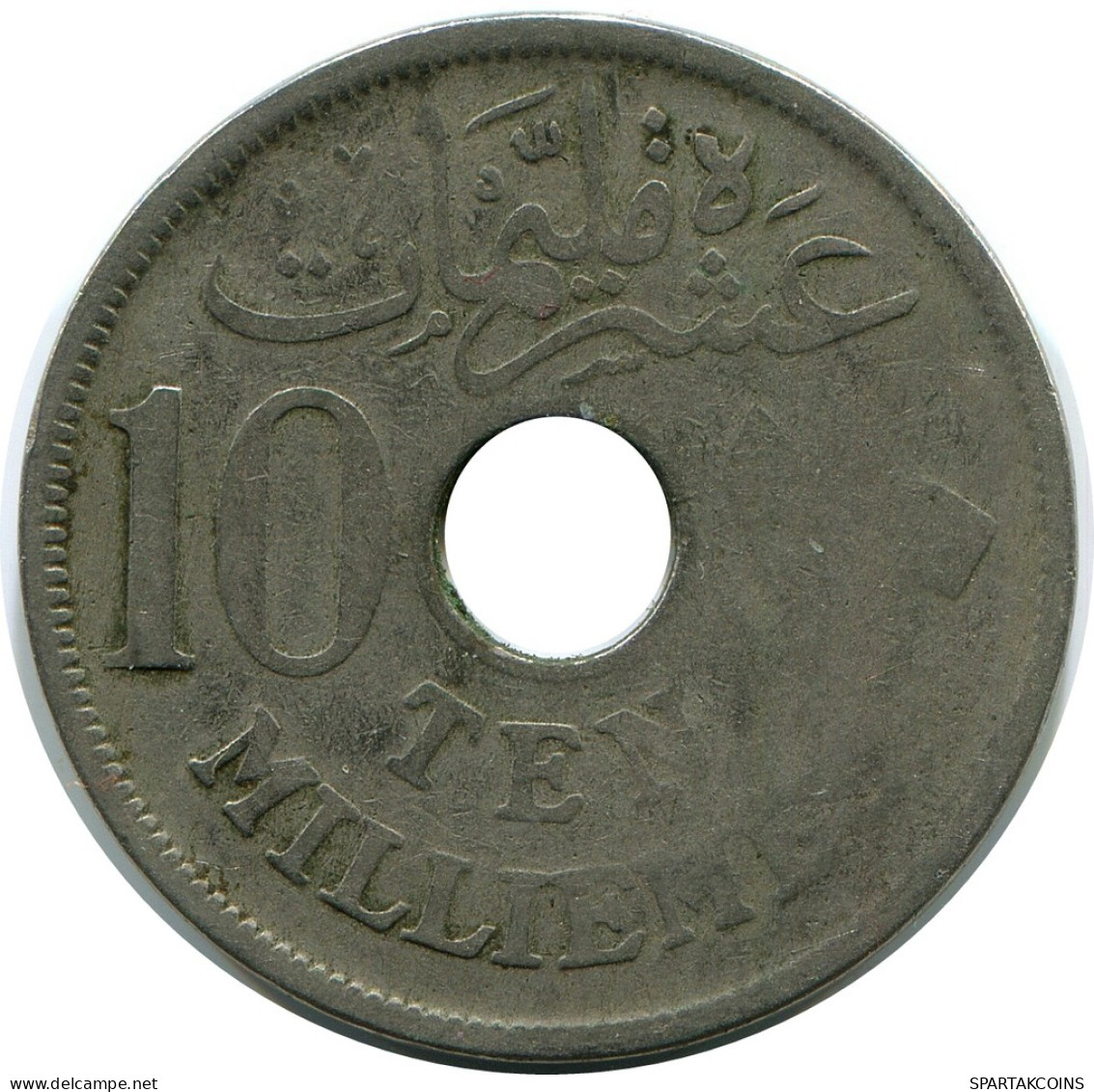 10 MILLIEMES 1917 EGYPT Coin Hussein Kamil #AP117.U - Egypt