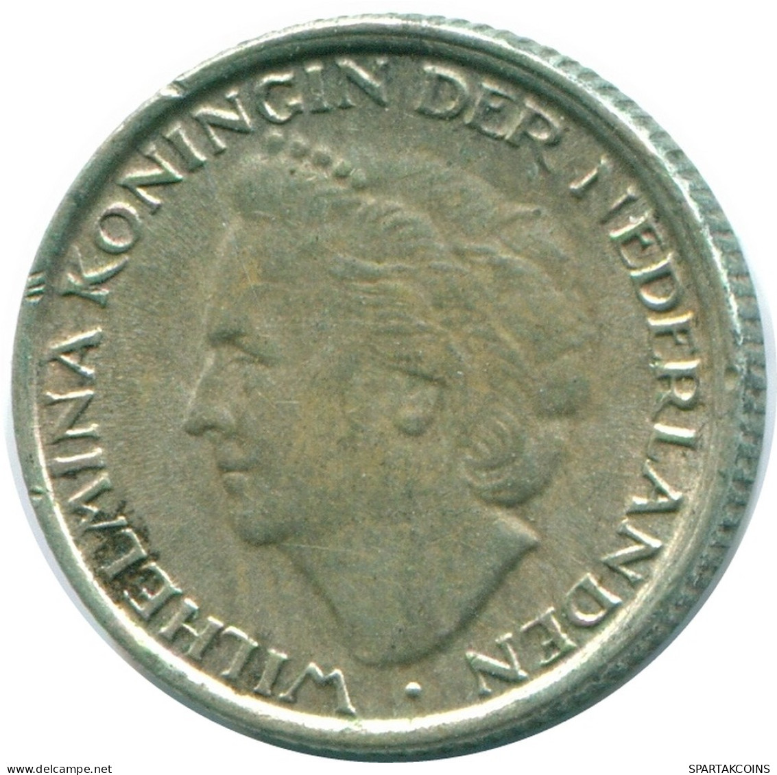 1/10 GULDEN 1948 CURACAO Netherlands SILVER Colonial Coin #NL11884.3.U - Curacao