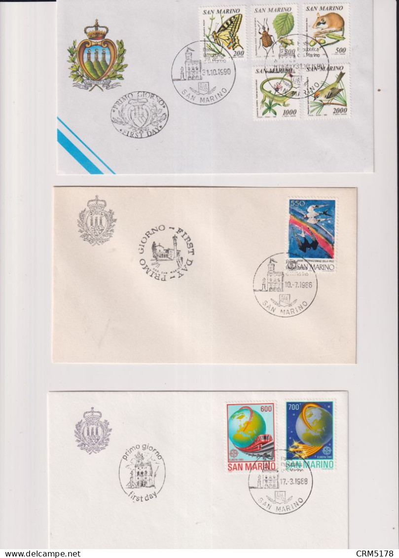 TP-LOT DE 4 DOCUMENTS SAN MARINO - Usados