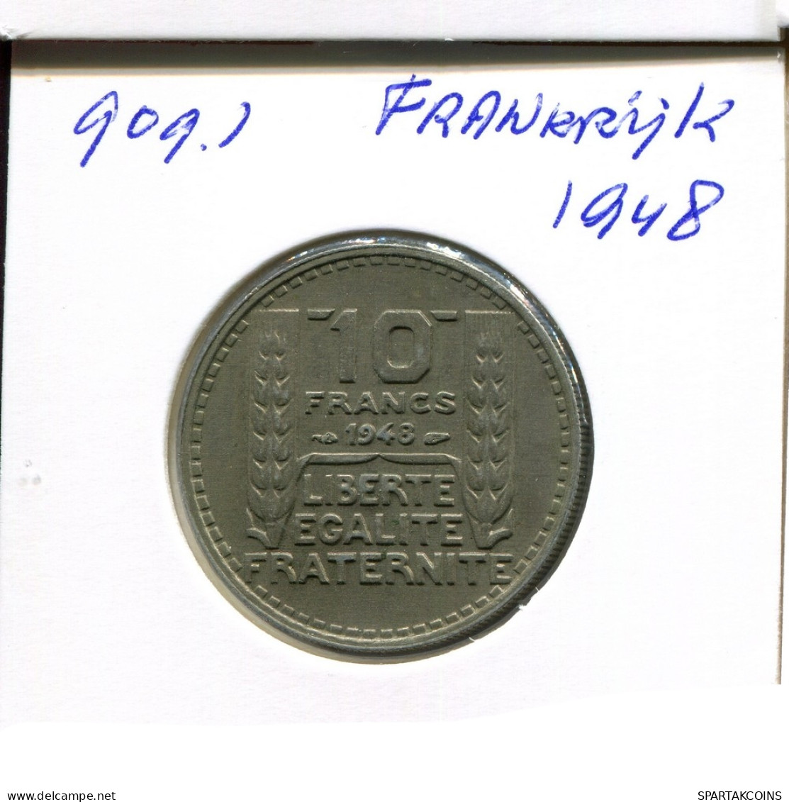 10 FRANCS 1948 FRANCE Pièce Française #AN418.F - 10 Francs