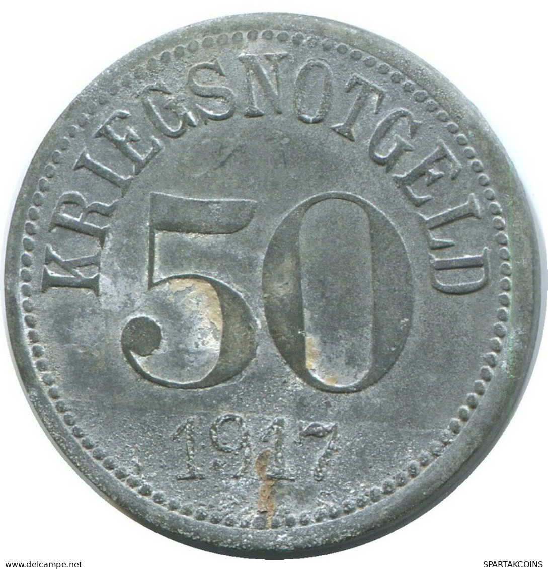 BAVARIA 50 PFENNIG 1917 Fürth In Bayern Notgeld German States #DE10514.6.F - 50 Pfennig