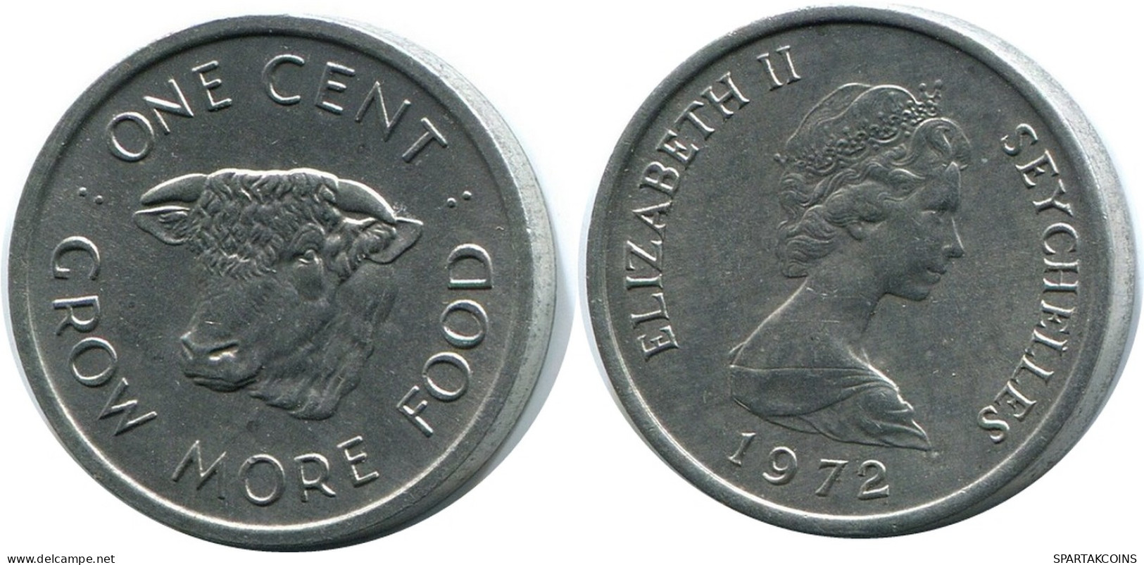 1 CENT 1972 SEYCHELLES Pièce #AR155.F - Seychellen